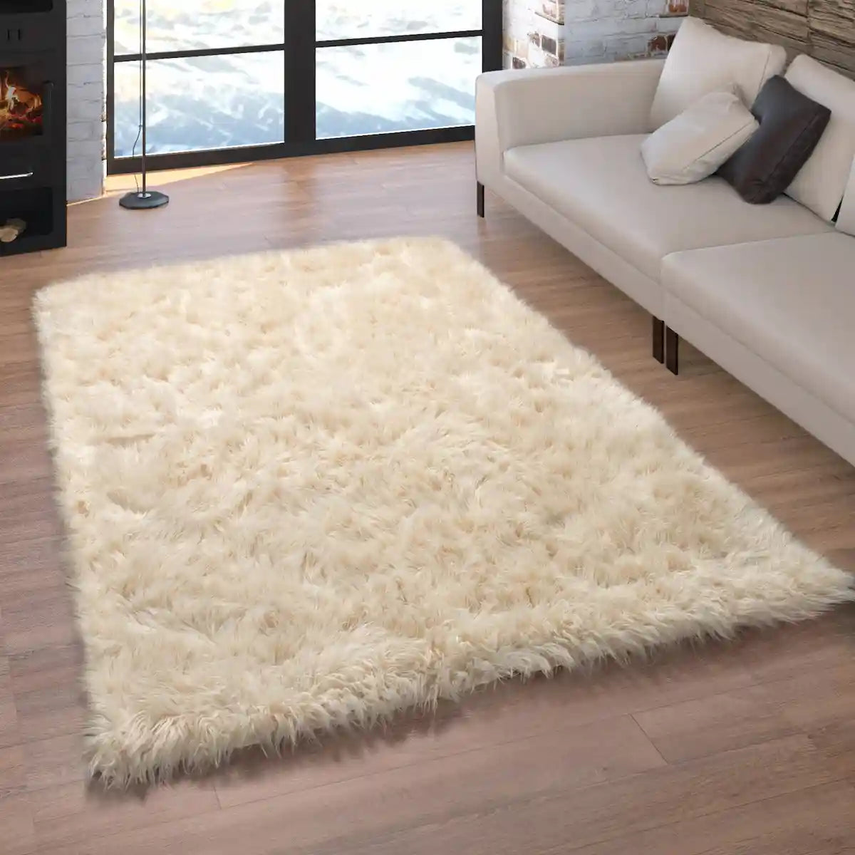 Tapis Doux Calino Crème