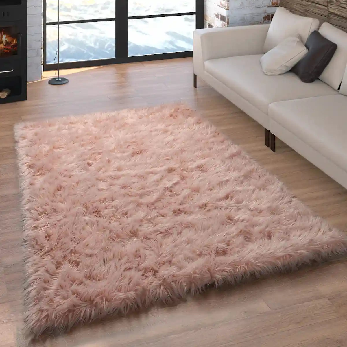 Tapis Doux Calino Rose