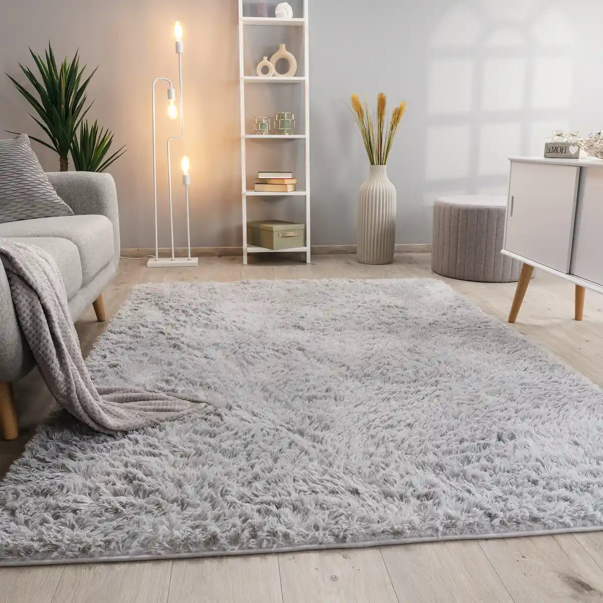 Tapis Doux Cocoon - Gris clair