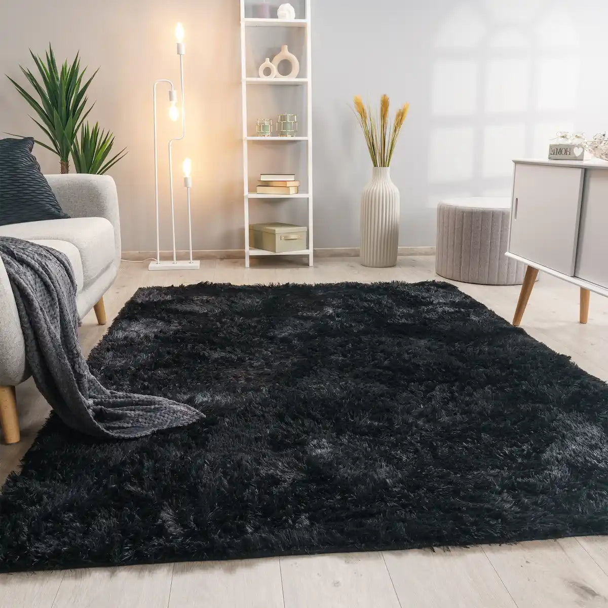 Tapis Doux Cocoon - Noir