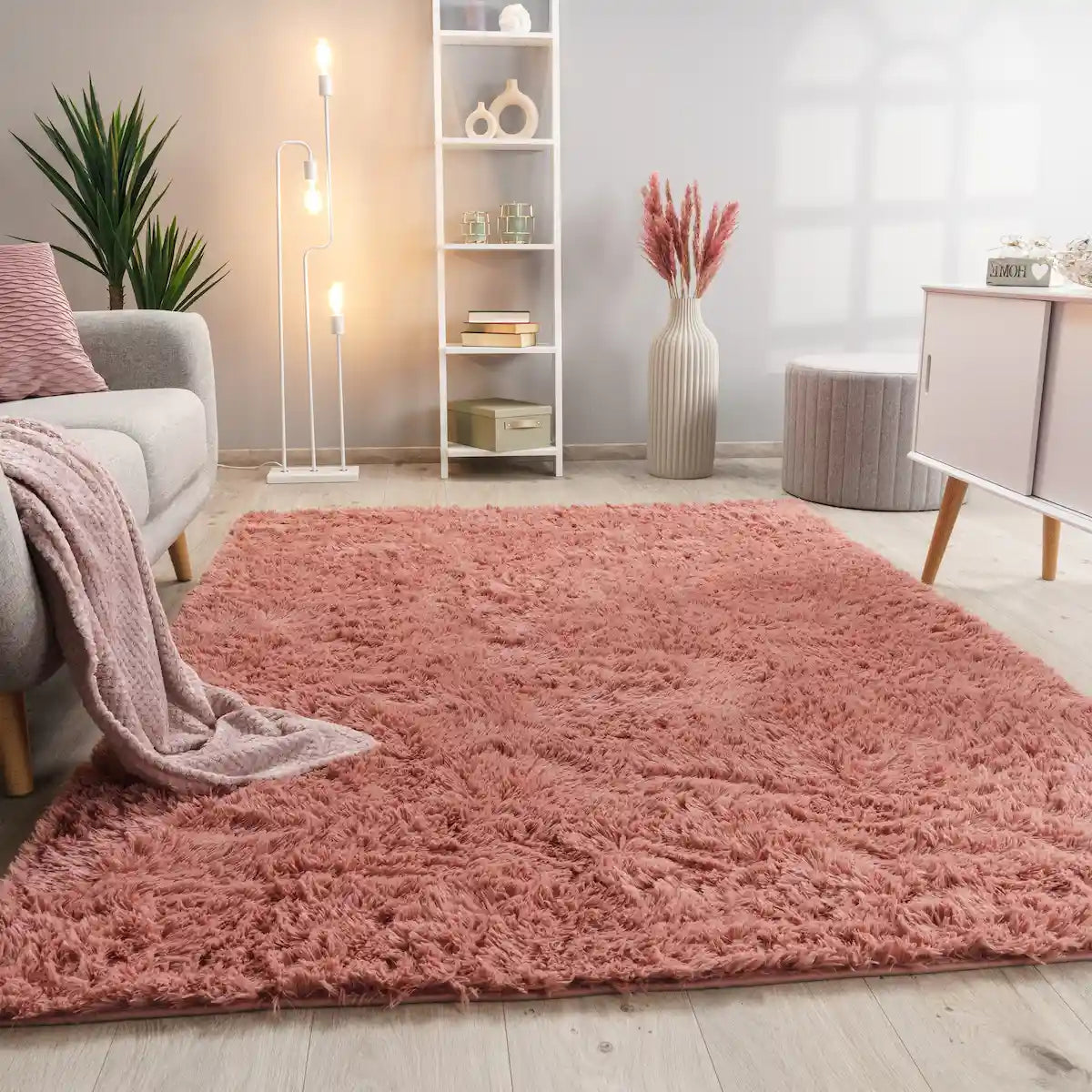 Tapis Doux Cocoon - Rose fushia