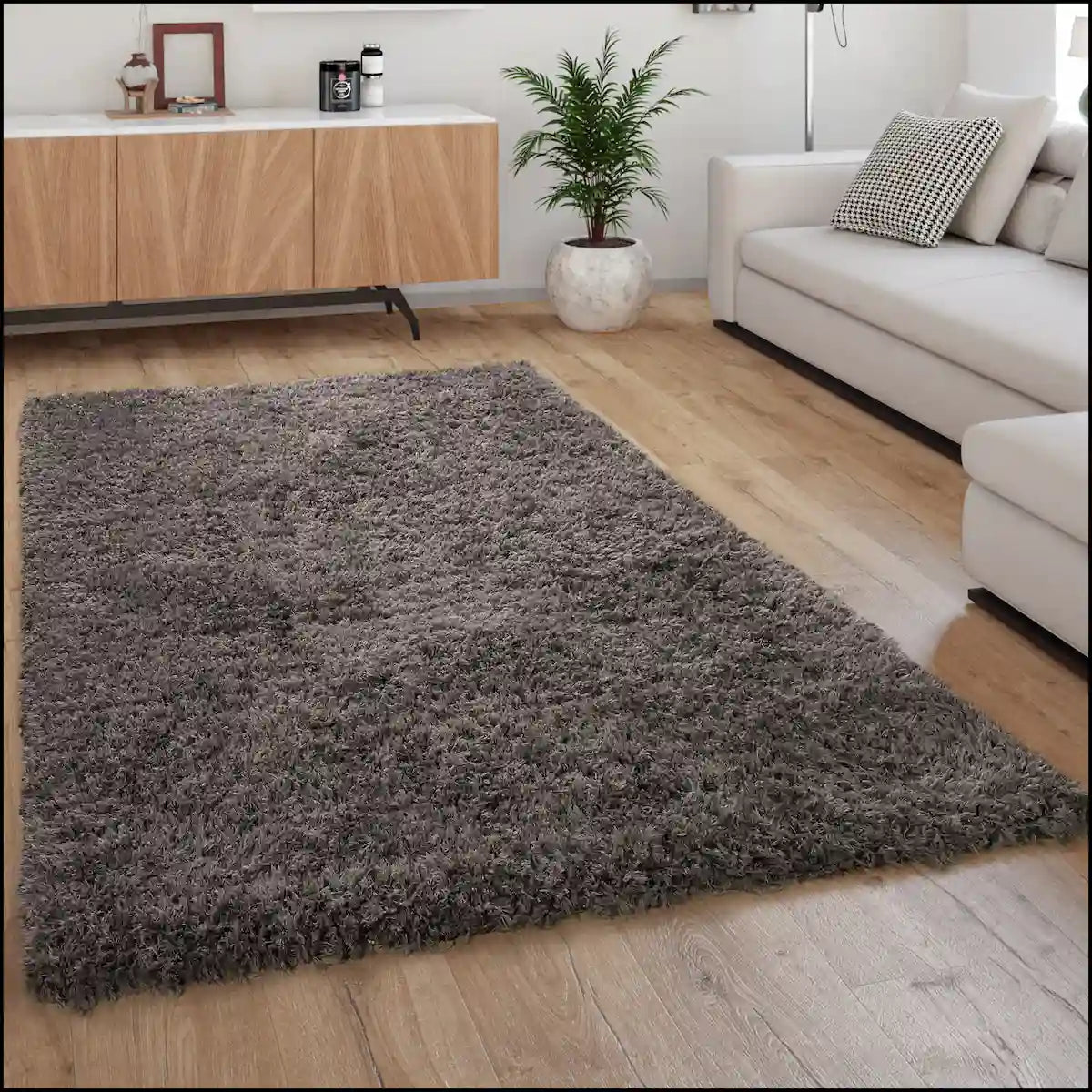 Tapis Doux Polito couleur Anthracite