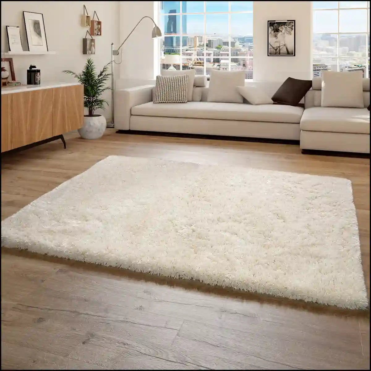 Tapis Doux Polito Blanc