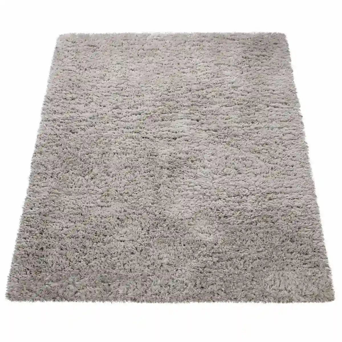 Tapis Doux Polito Gris sur fond blanc
