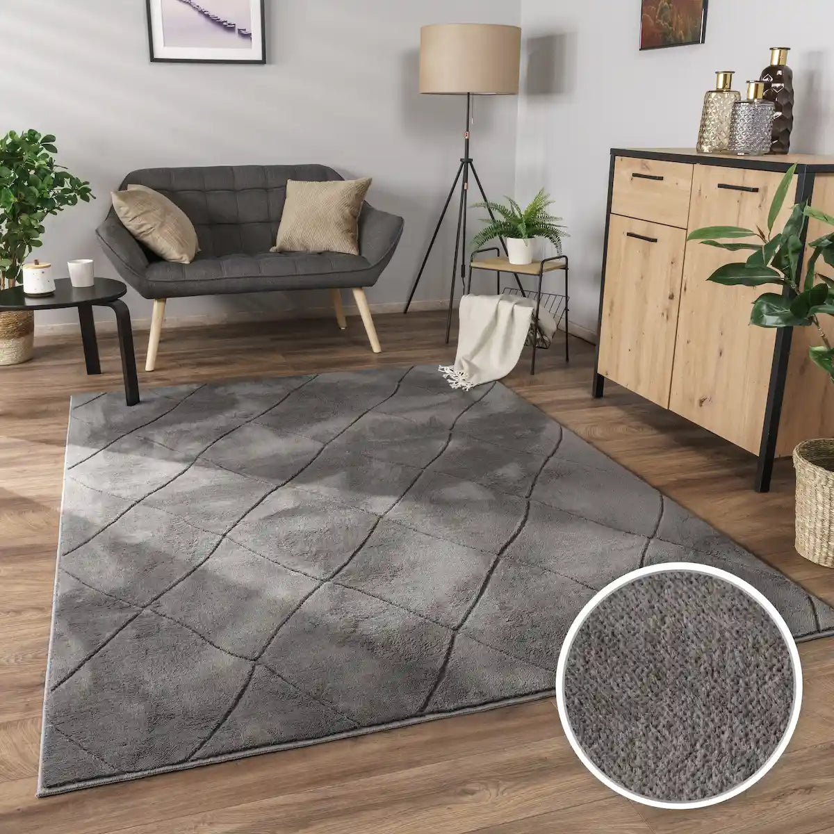 Tapis Doux Sofline - Anthracite