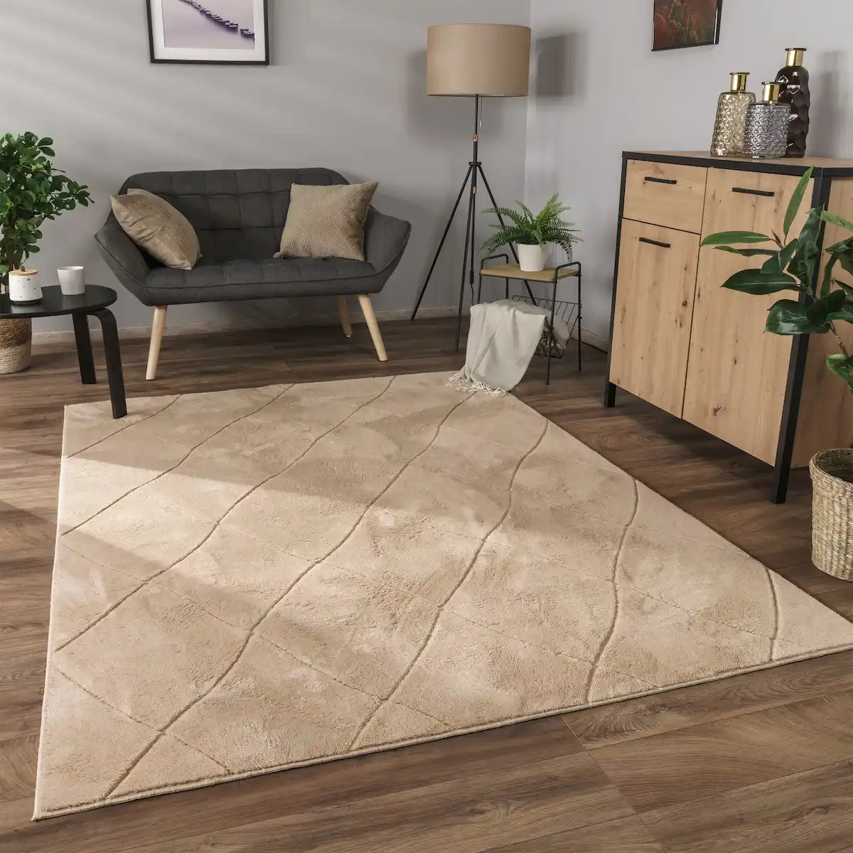 Tapis Doux Sofline - Beige