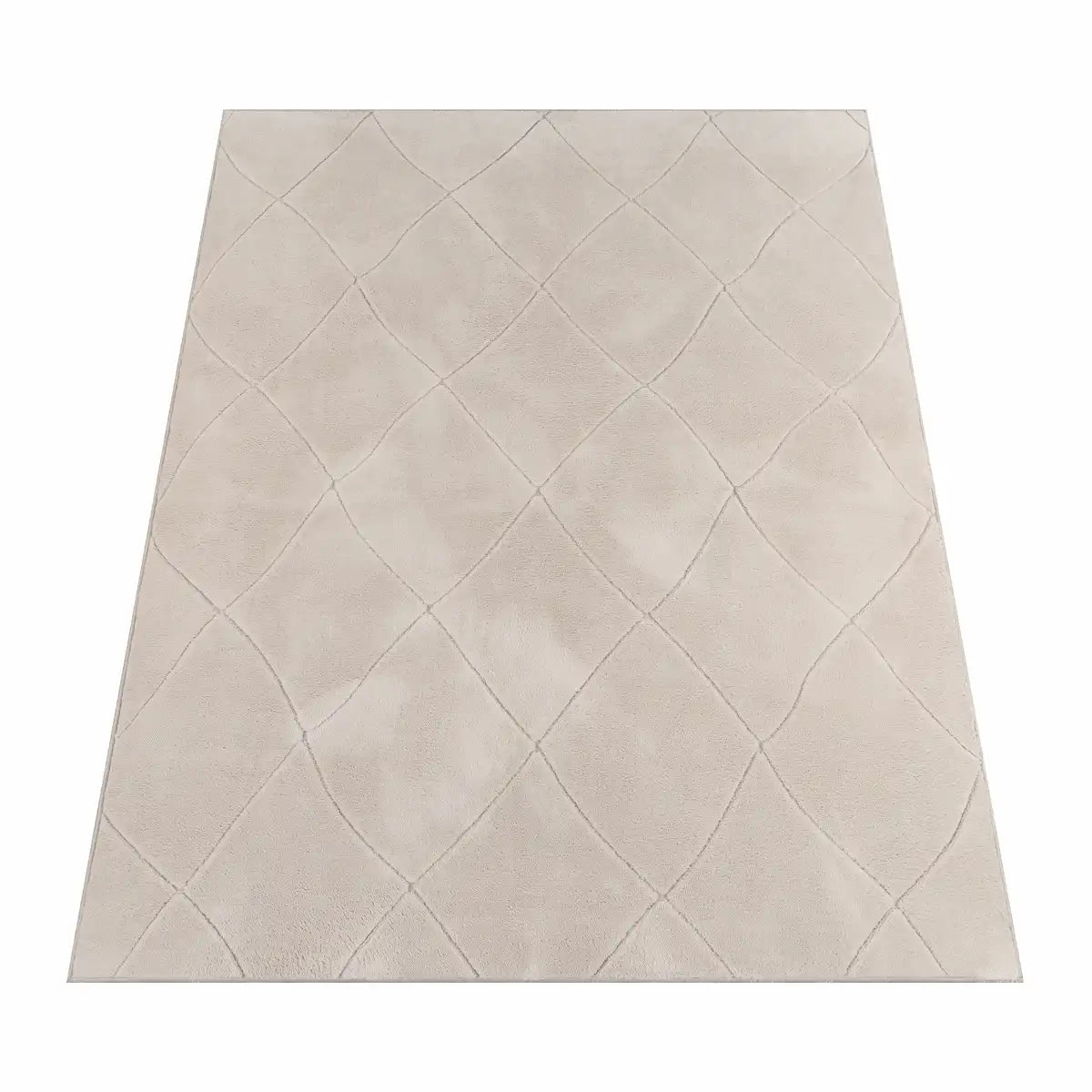 Tapis Doux Sofline Cream sur fond blanc