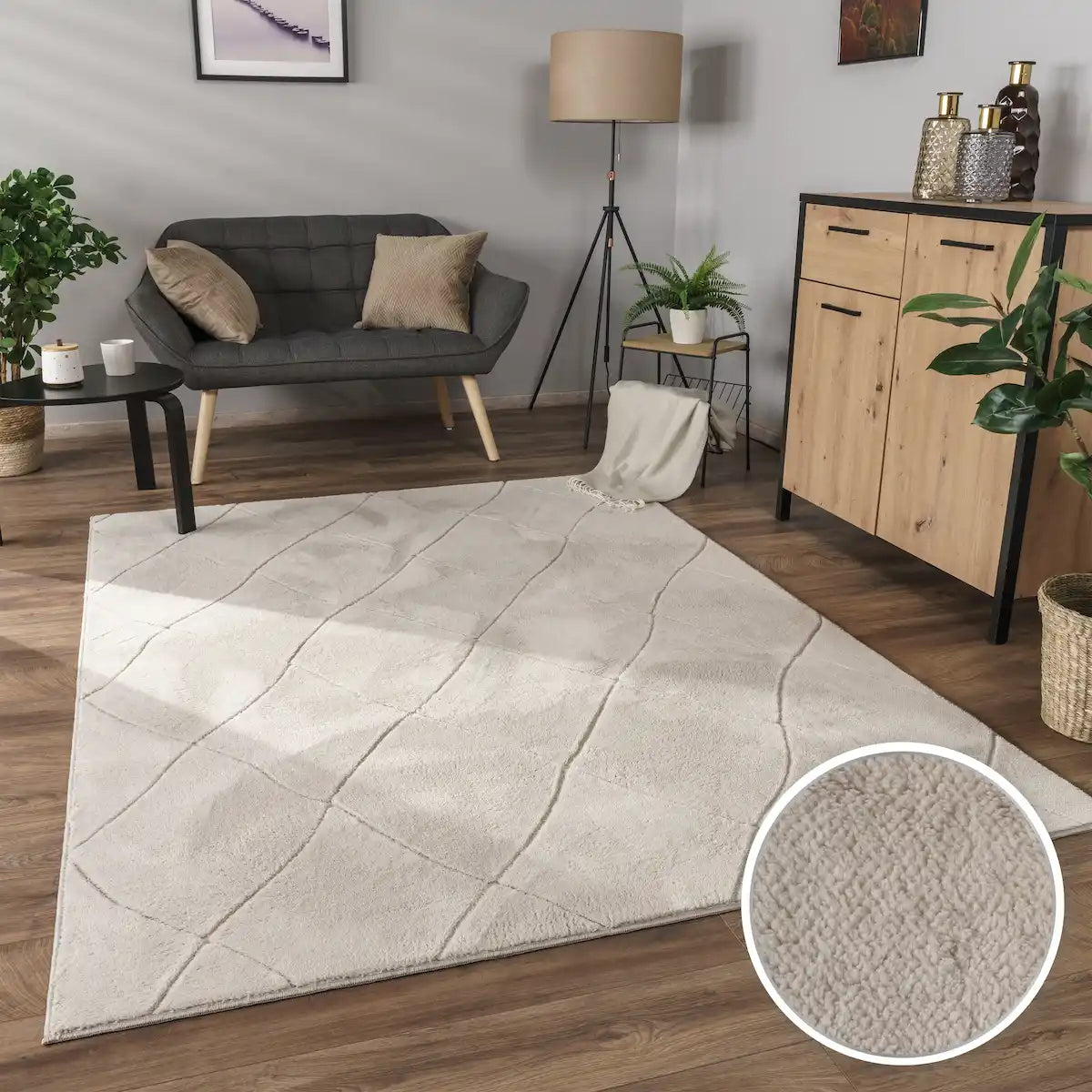 Tapis Doux Sofline - Crème