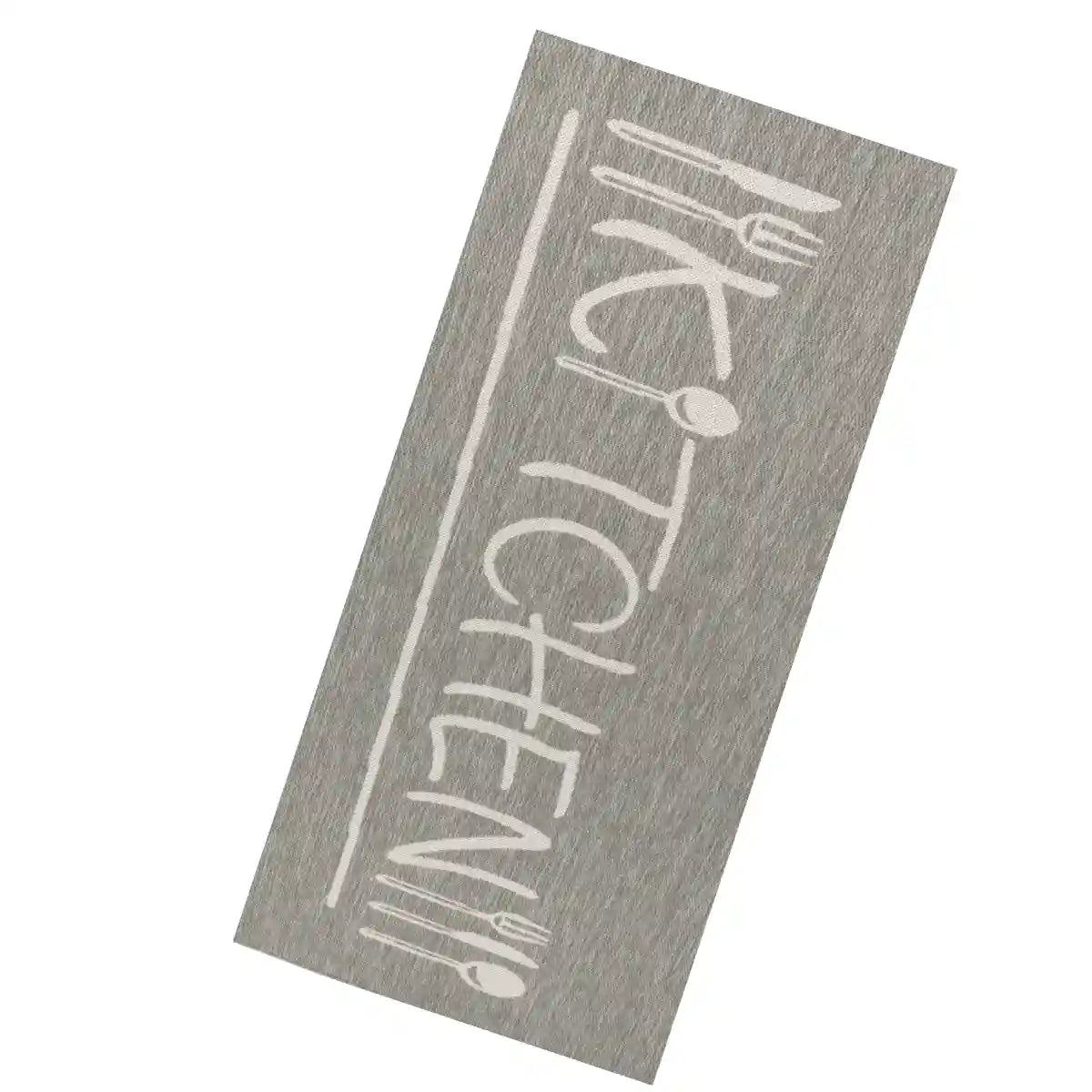 Tapis en Longueur Kitch Gris - Tapis de cuisine
