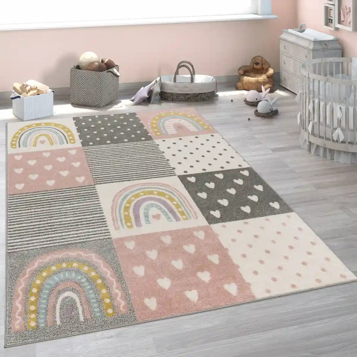 Tapis Enfant Joyou Rose