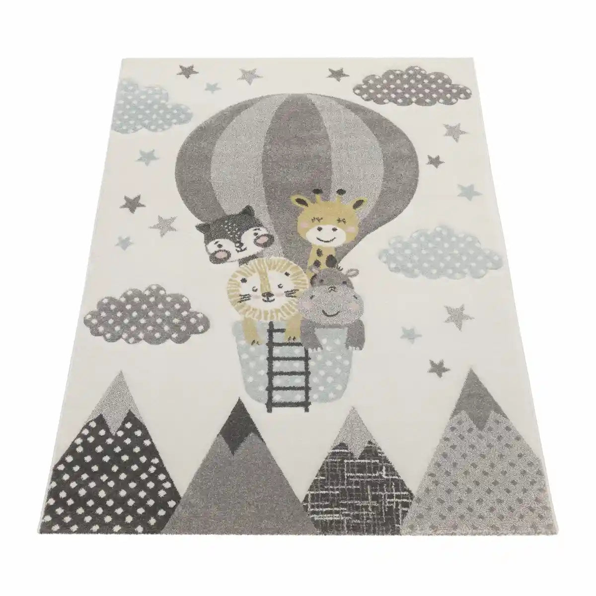 Tapis Enfant Montano - Fond blanc