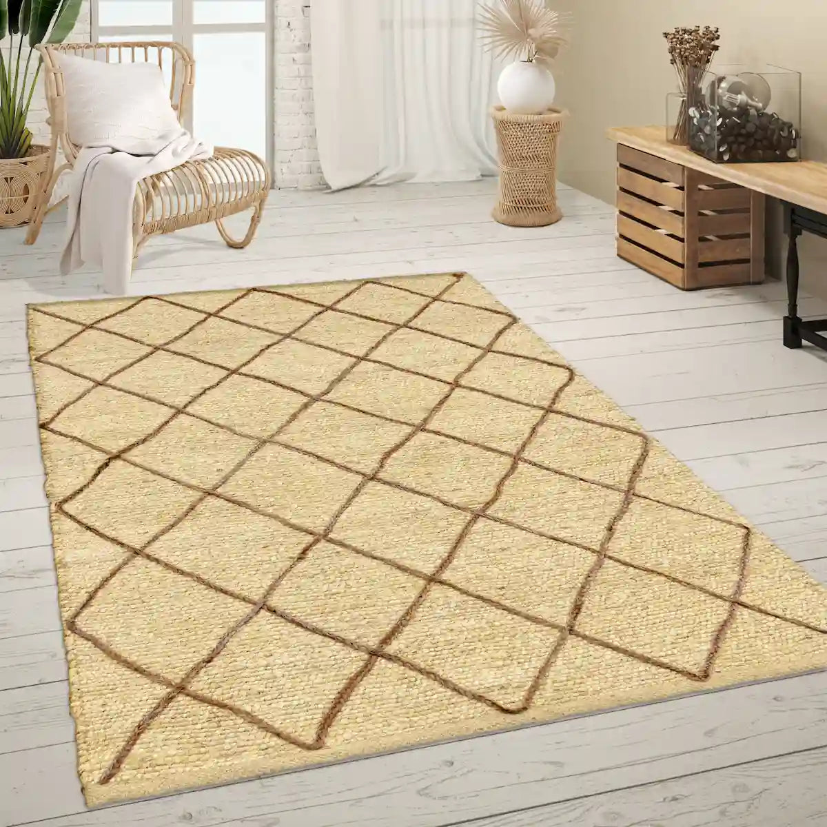 Tapis Jute Payla Cream