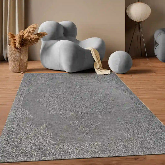 Tapis Oriental Elano Anthracite