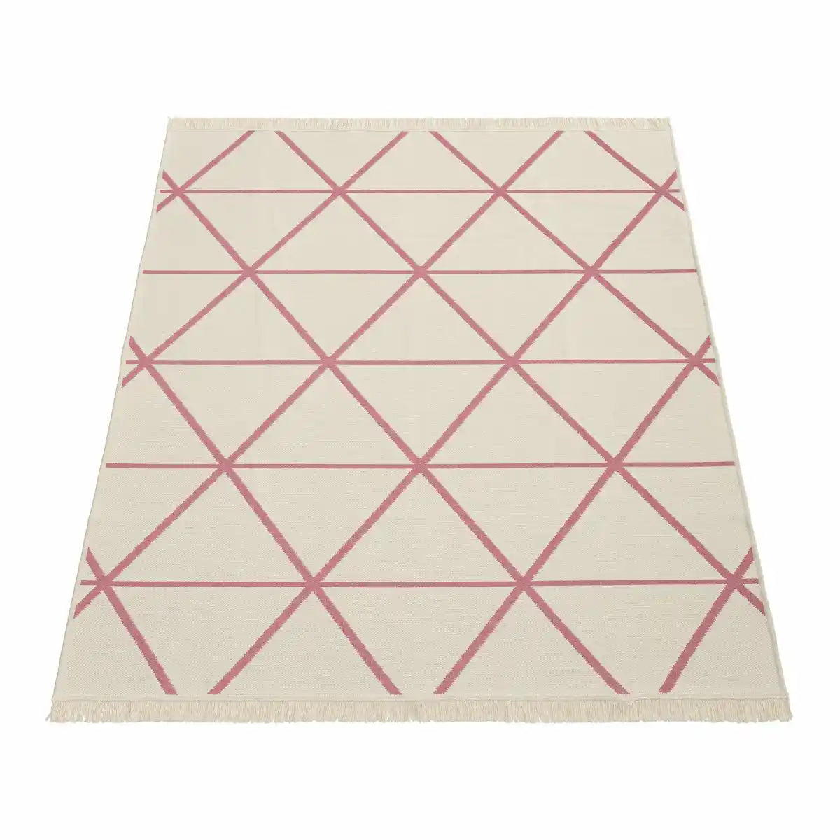 Tapis Original Axia Réversible pink sur fond blanc