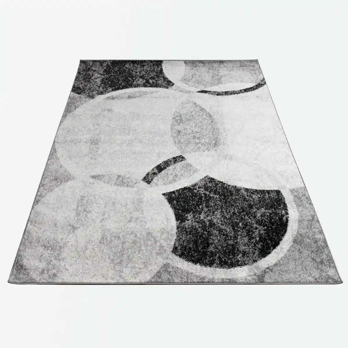 Tapis Original Cirno Gris sur fond blanc