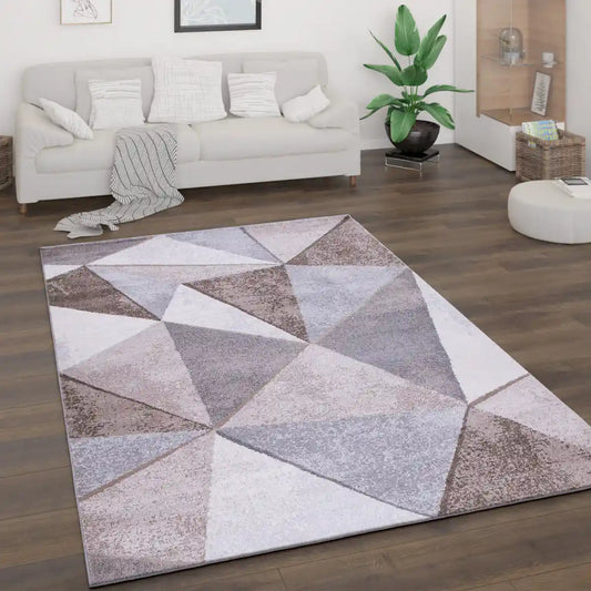 Tapis Original Syrix Marron - Tapis Salon et motifs géometrique