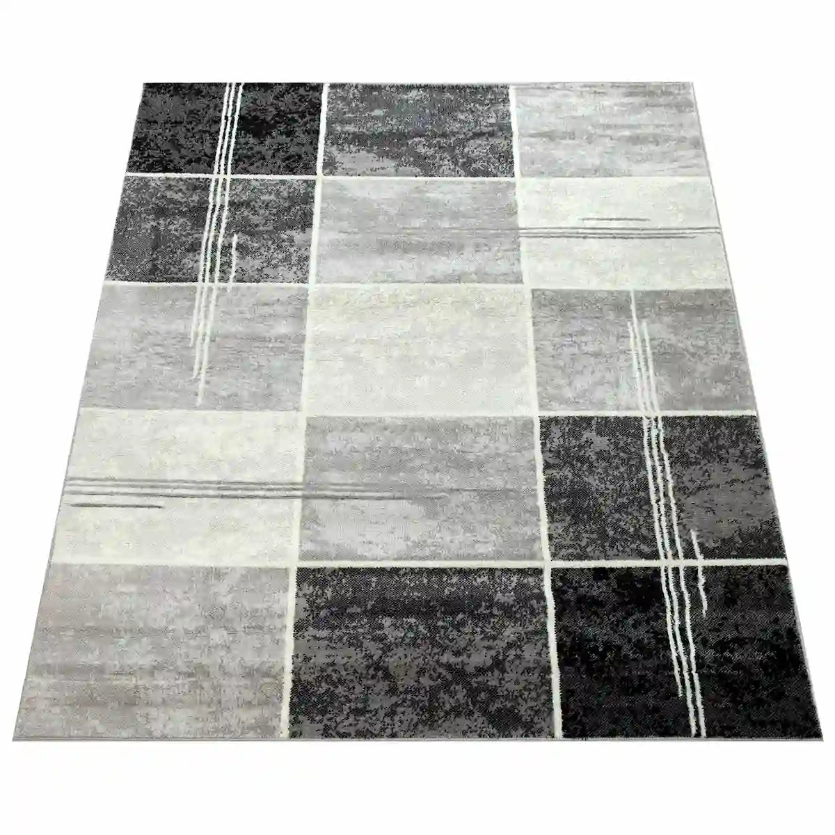 Tapis Original Trix Gris sur fond blanc