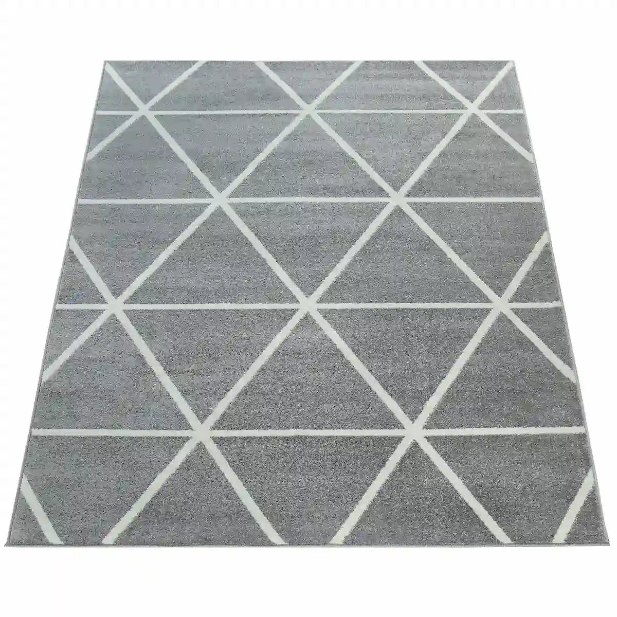 Tapis Original Vizion Gris sur fond blanc