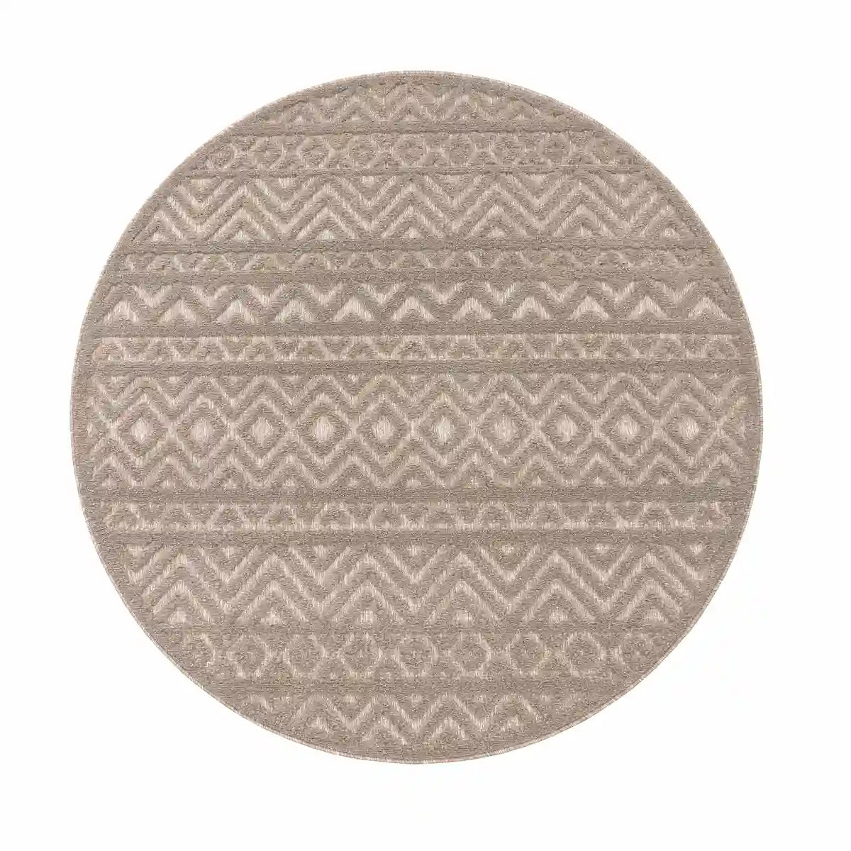 Tapis Rond Zagora Beige