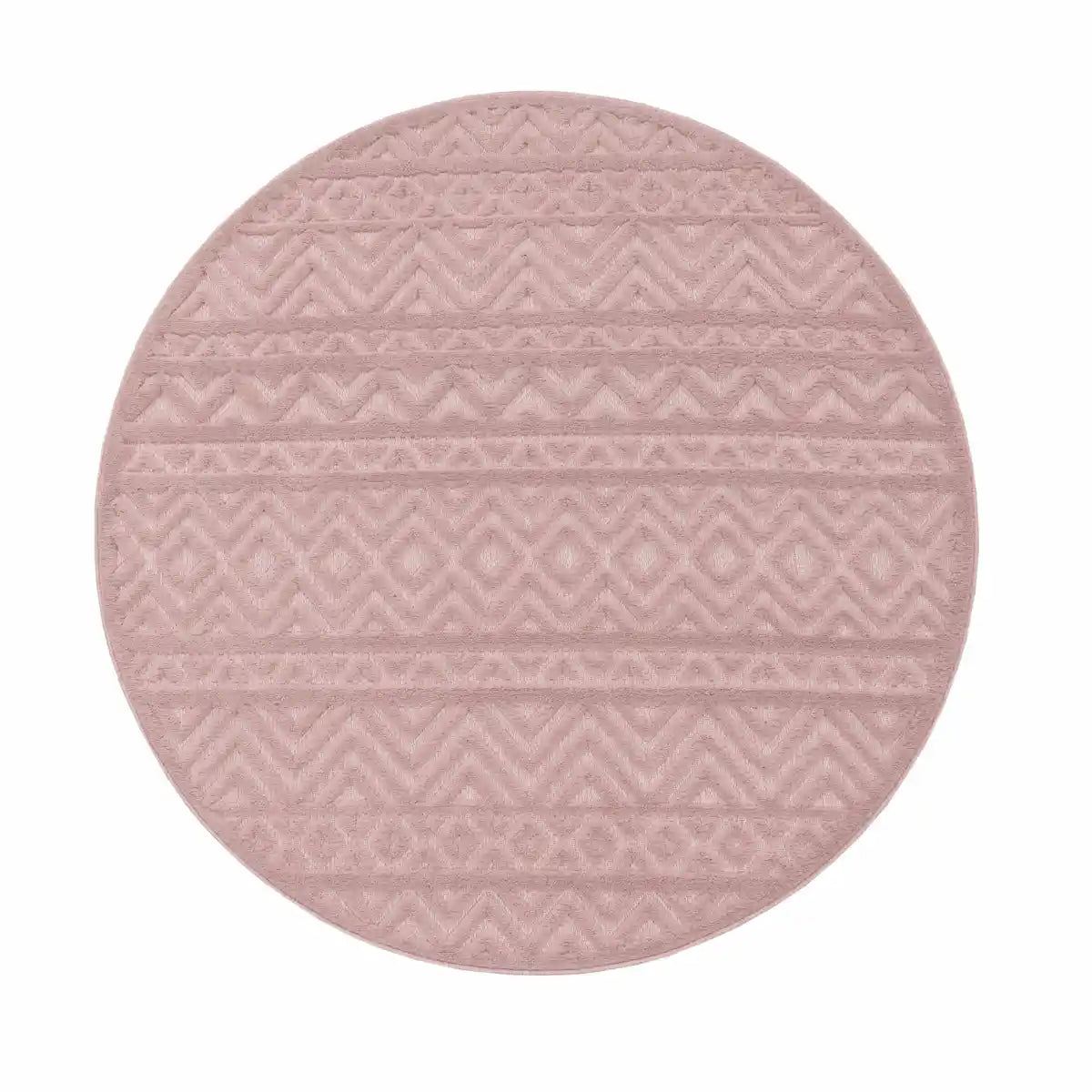 Tapis Rond Zagora Rose