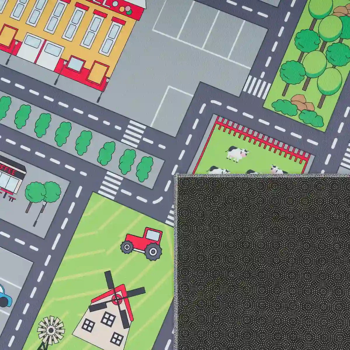 Tapis Route Enfant City Antidérapant