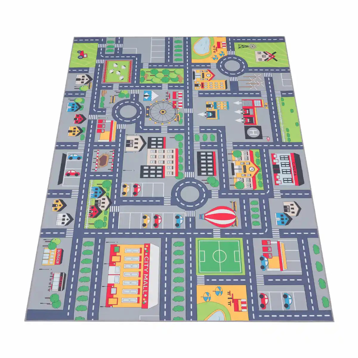 Tapis Route Enfant Newton sur fond blanc