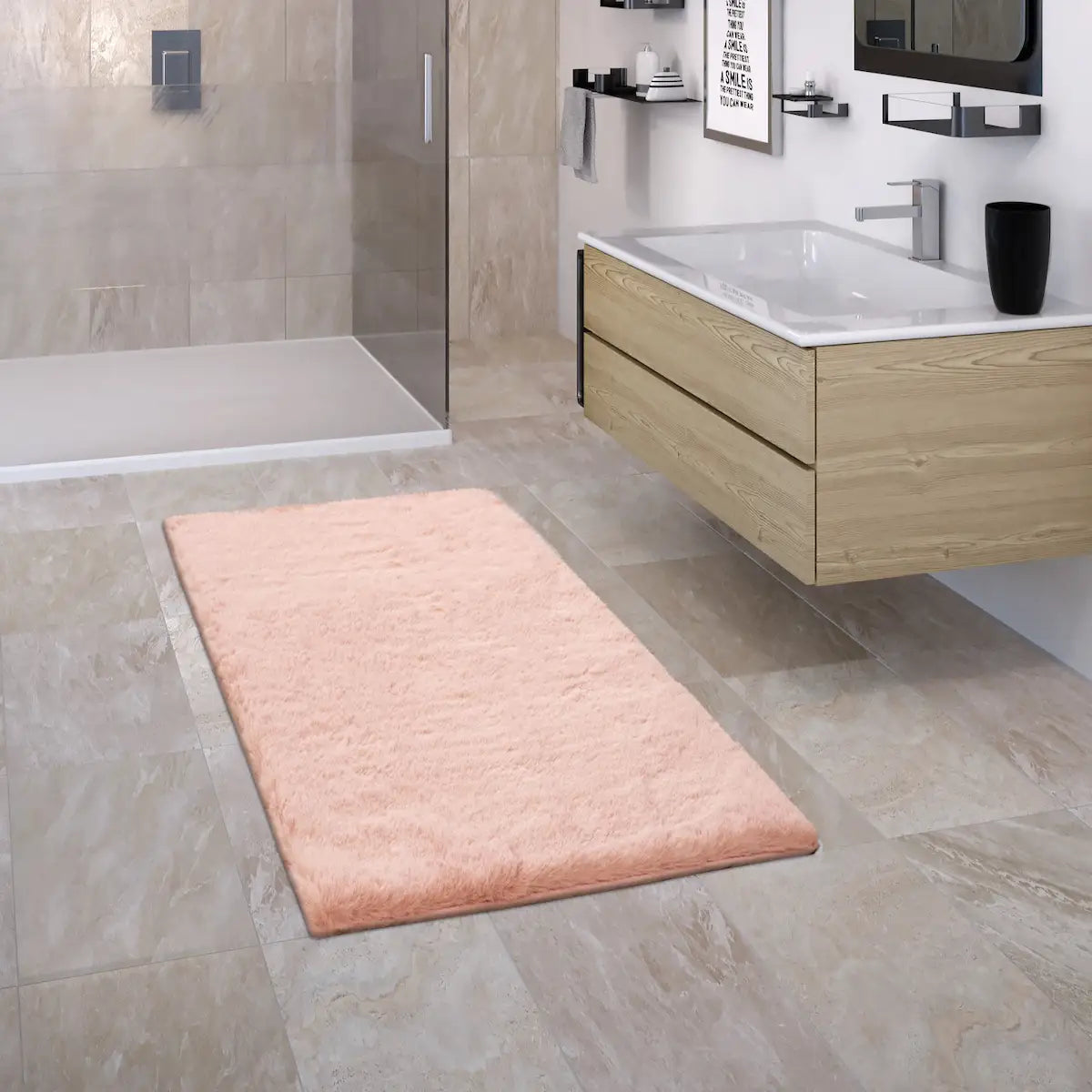 Tapis Salle de Bain Doucito - Rose