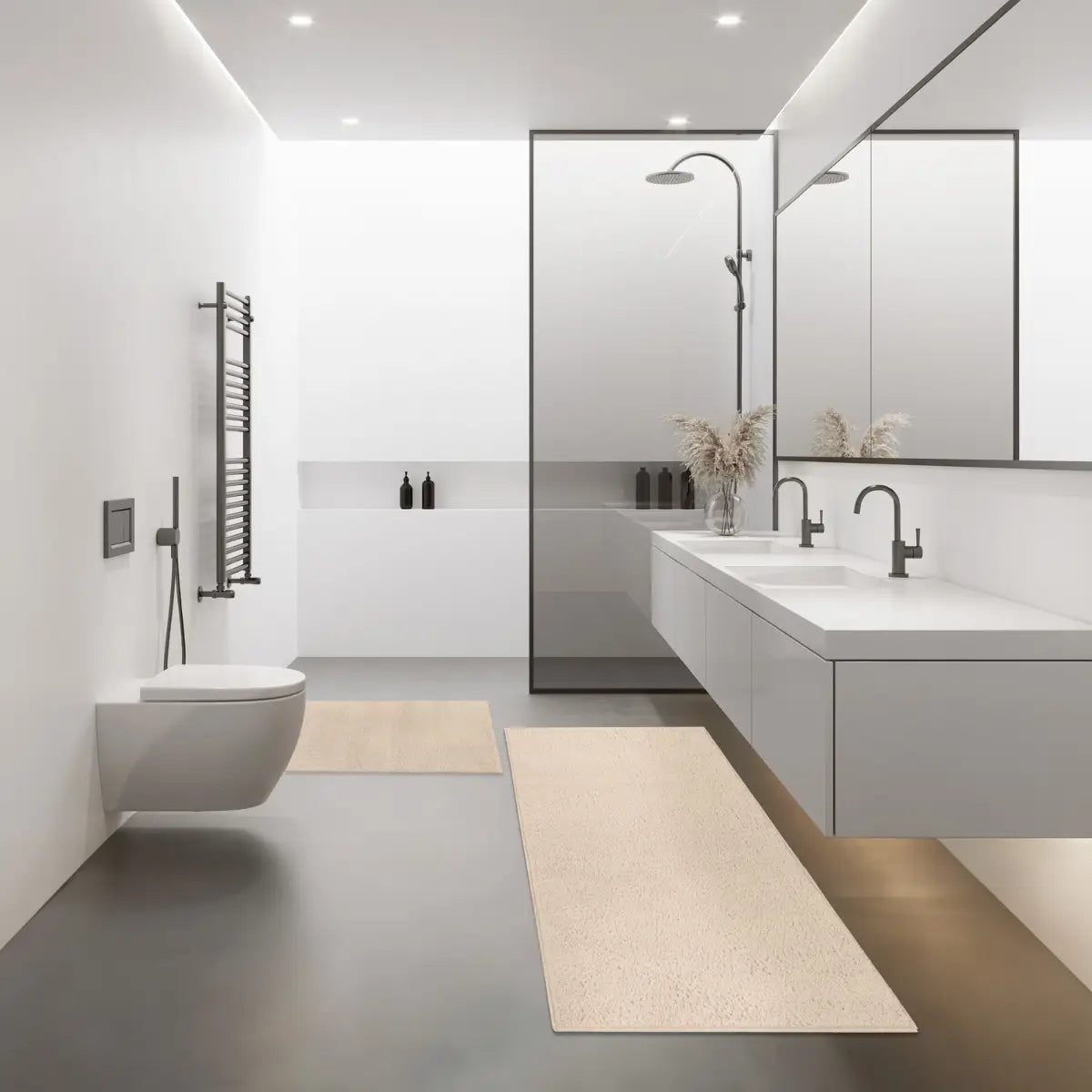 Tapis Salle de Bain Nymba Beige