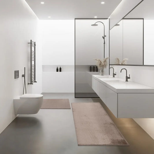 Tapis Salle de Bain Nymba Marron