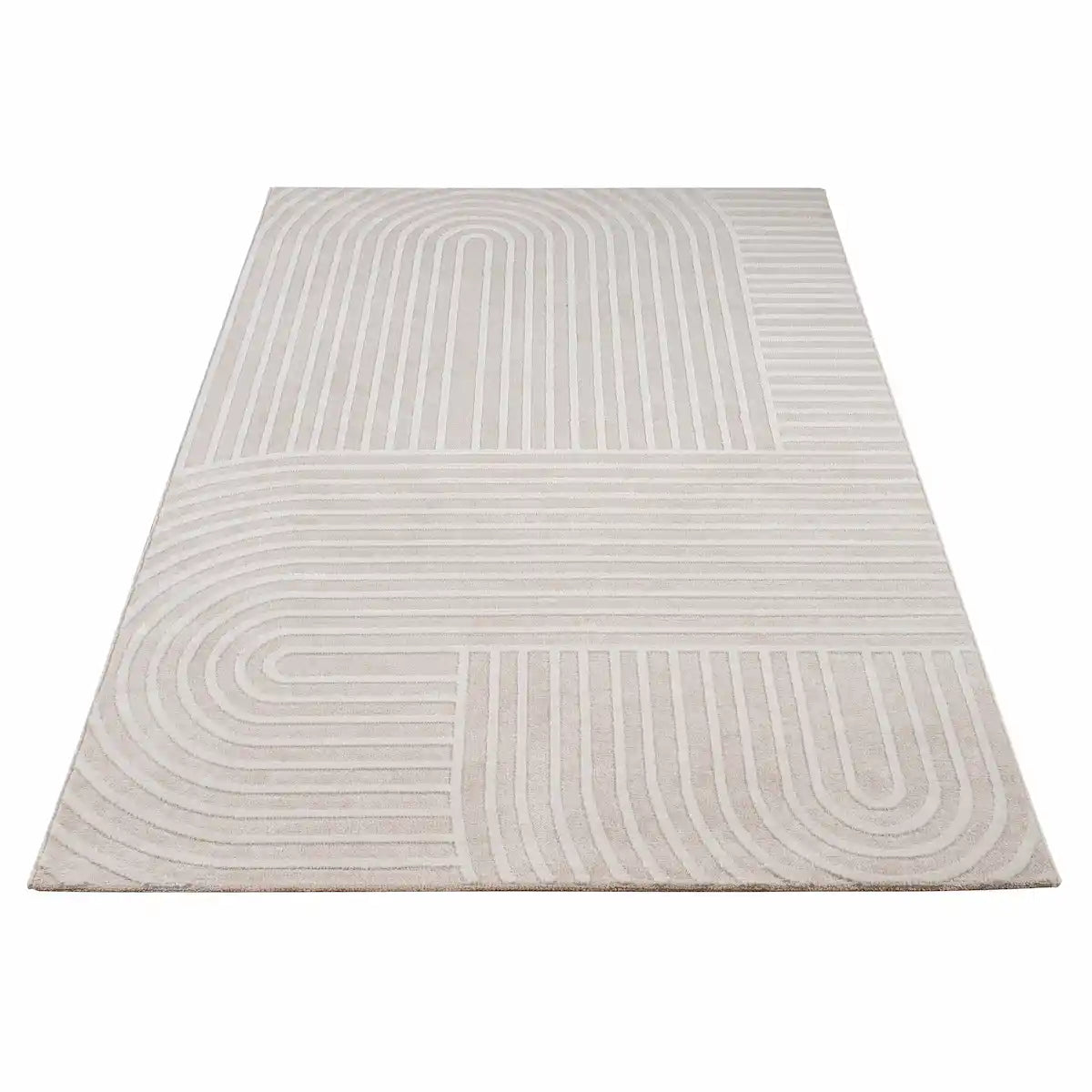Tapis Scandinave Alena sur fond blanc