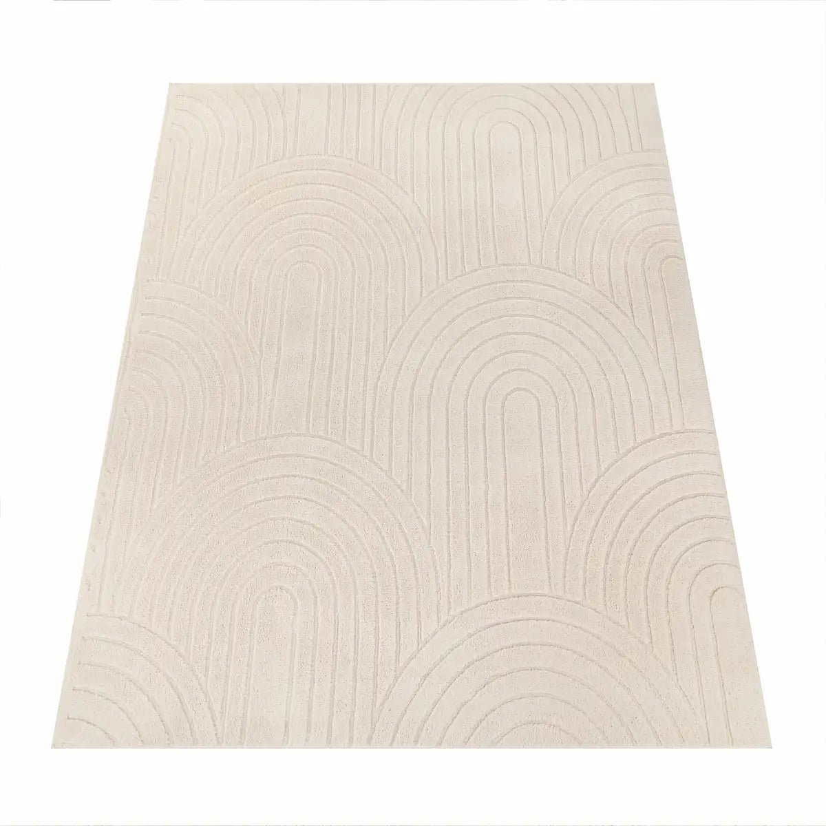 Tapis Scandinave Elnor sur fond blanc