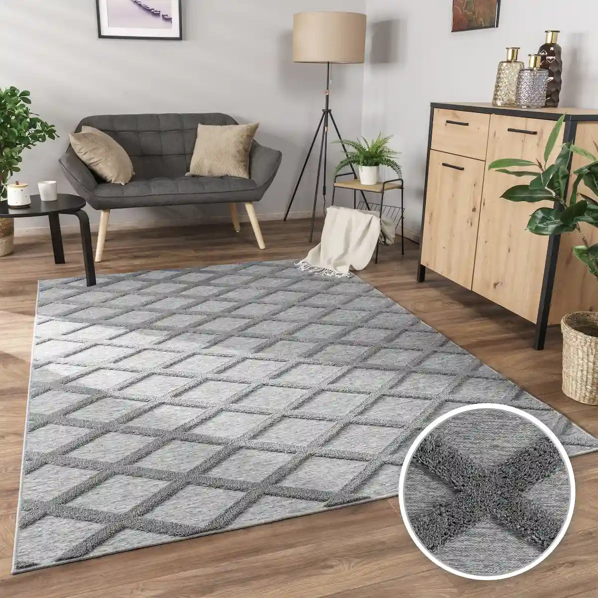Tapis Scandinave Nova - Gris