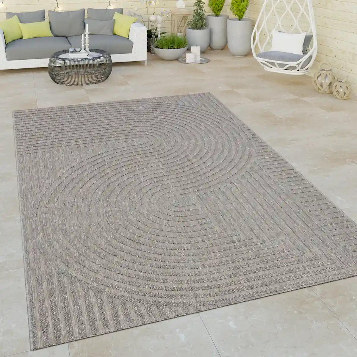 Tapis Scandinave Skog - Gris