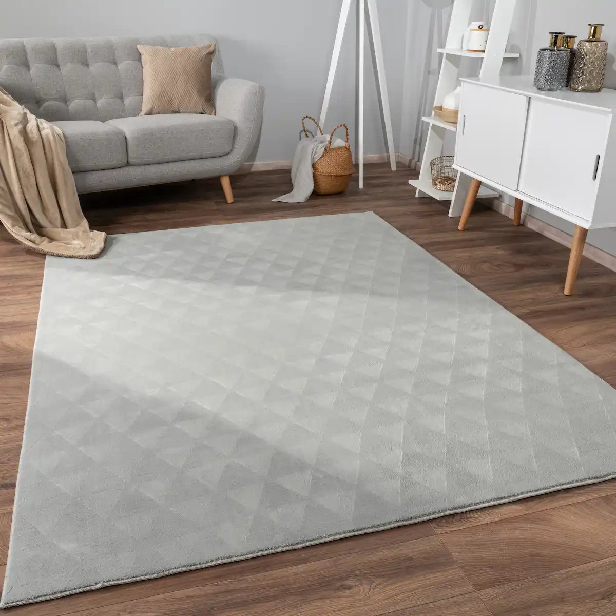 Tapis Scandinave Sonka - Gris