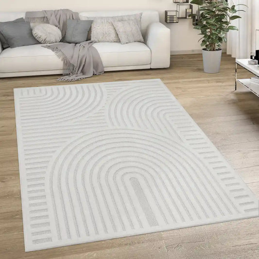 Tapis Scandinave Zola - Crème