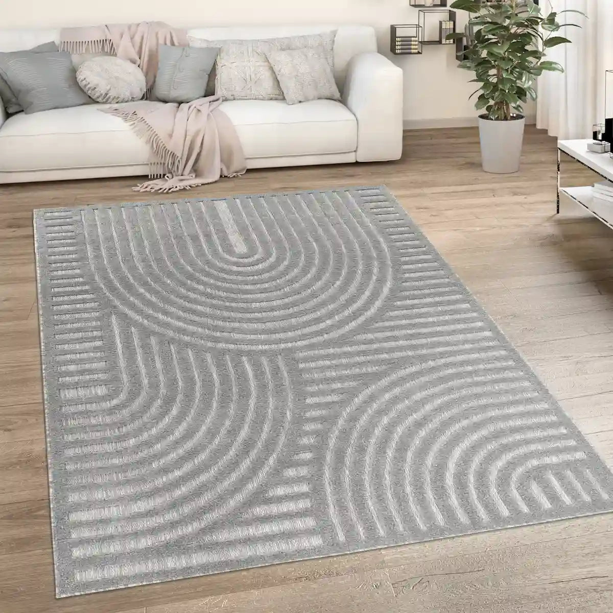 Tapis Scandinave Zola - Gris