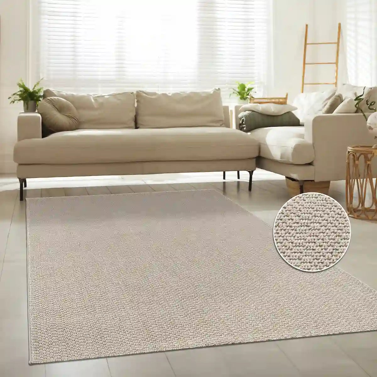 Tapis Uni Nara Cream