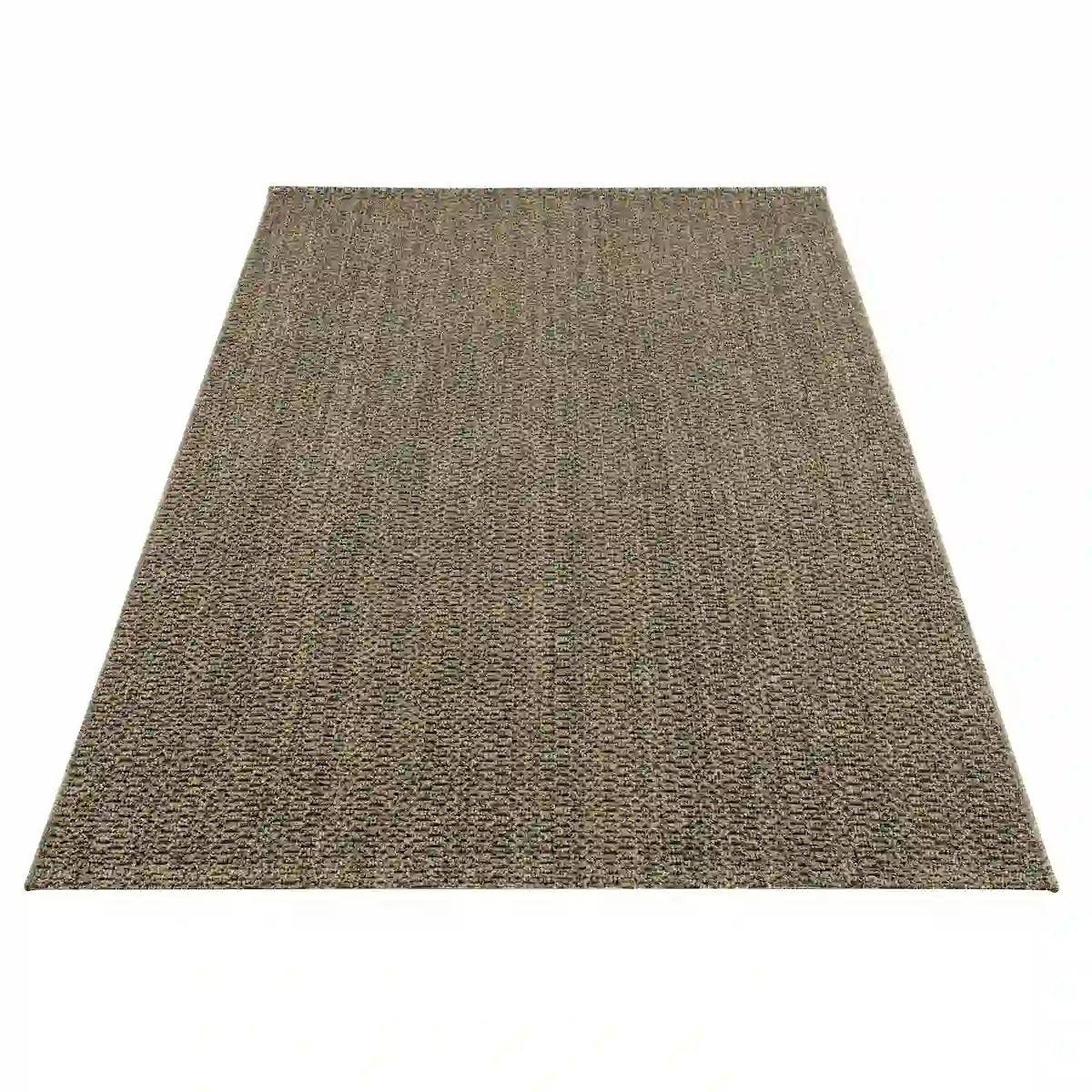 Tapis Uni Nara Tapis Uni Nara Vert sur fond blanc