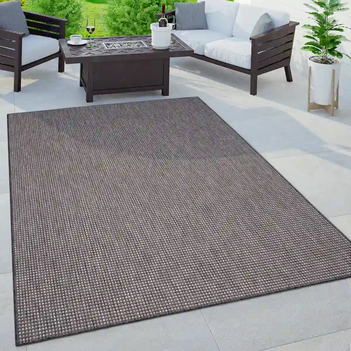Tapis Uni Tisseo Anthracite