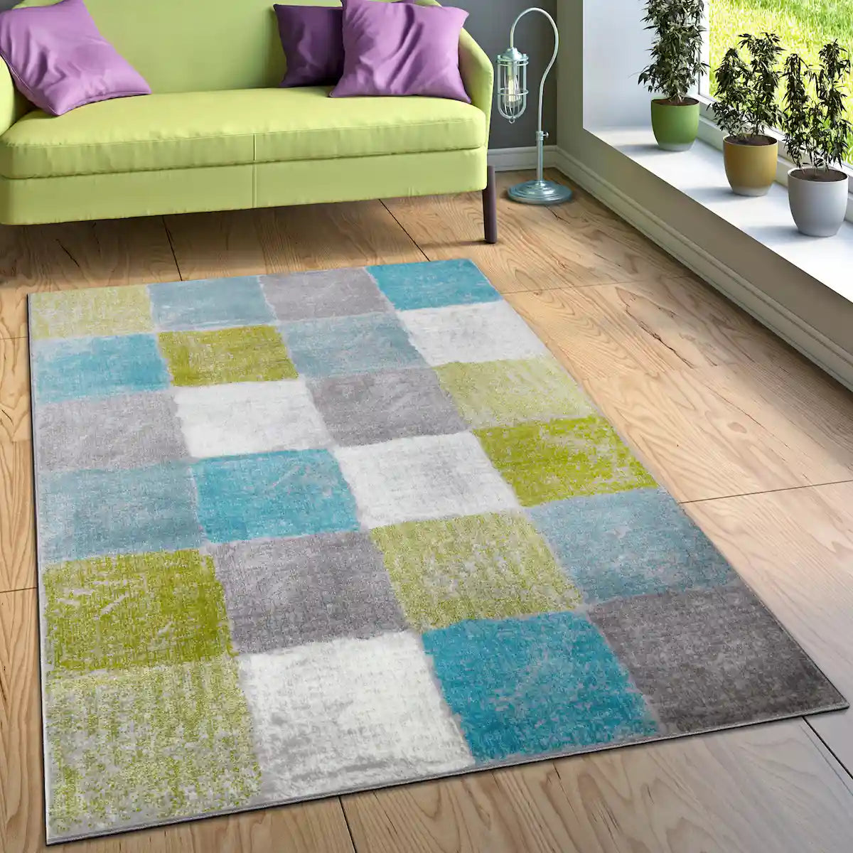 Tapis Vintage Patch - Multicouleur