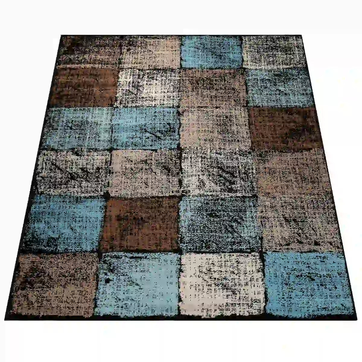 Tapis Vintage Patch - Fond Blanc