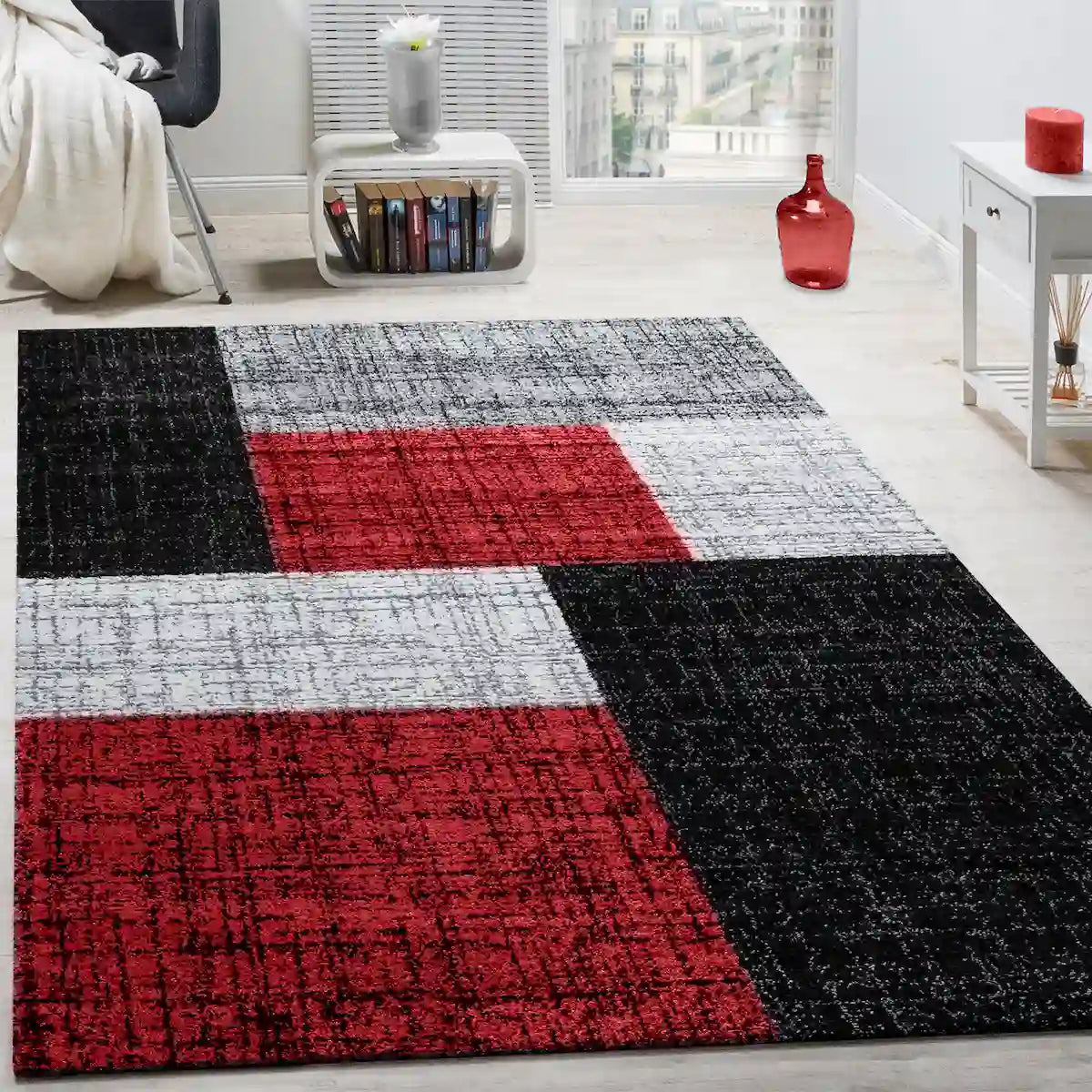 Tapis Vintage Rusto - Rouge