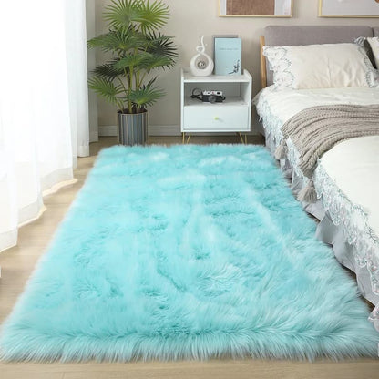 Tapis Doux Bleu Clair - Hoca Design