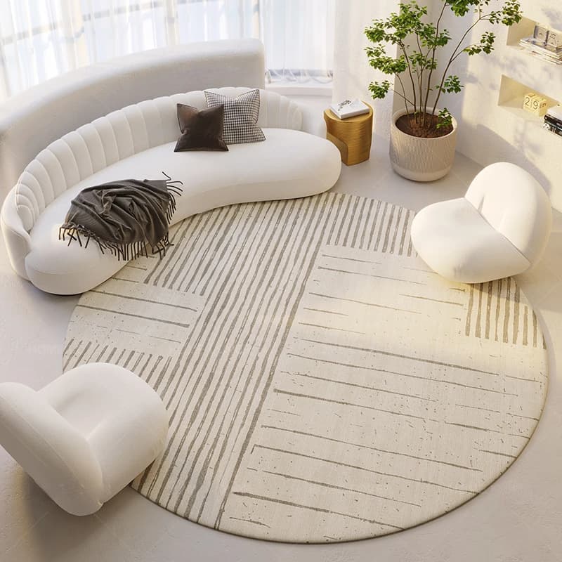 Tapis rond design - Bamolea - Hoca Design