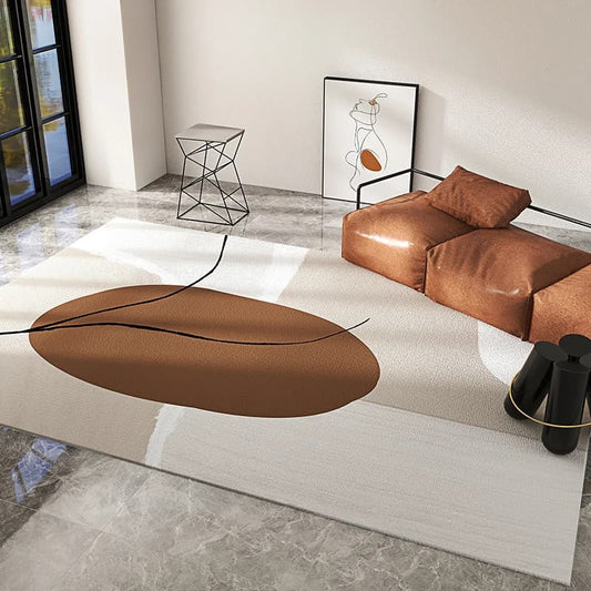 Tapis salon design - Brown - Hoca Design