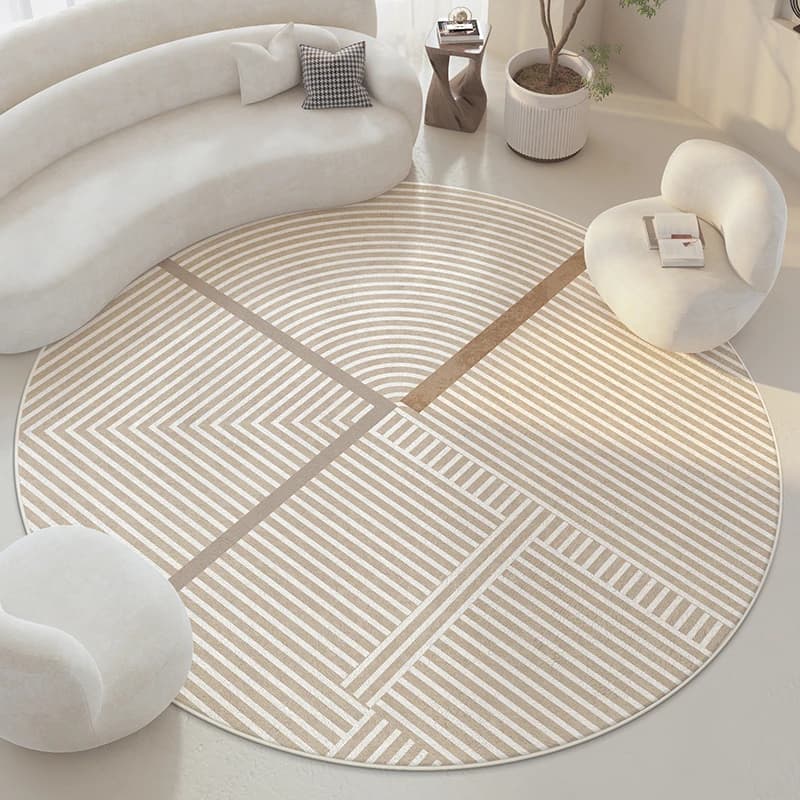 Tapis rond design - euclésia - Hoca Design