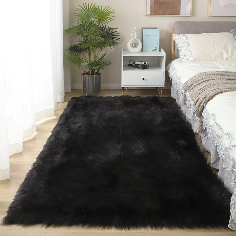 Tapis Doux Noir - Hoca Design