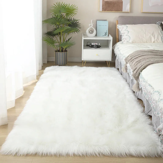 Tapis Doux Blanc - Hoca Design