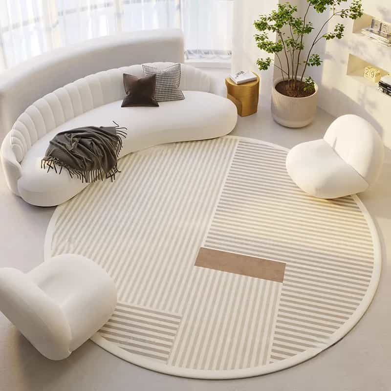 Tapis rond design - rellora - Hoca Design