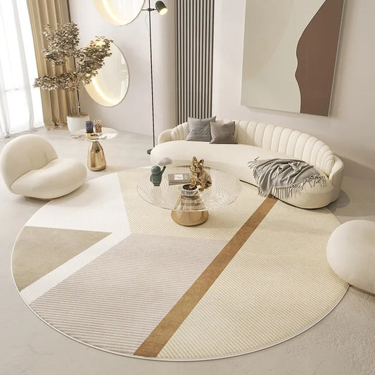 tapis rond design - aluza - Hoca Design